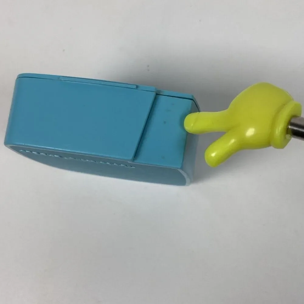 Tupperware Vintage Label Dispenser with Roll of Freezer Labels Blue Aqua